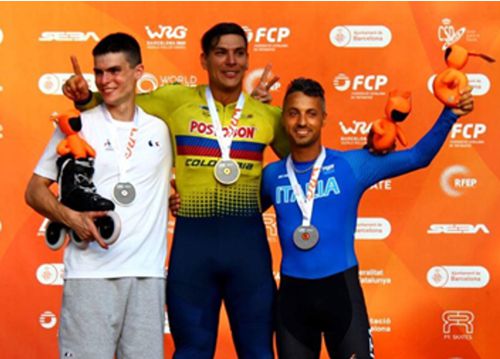 PRIMER ORO PARA COLOMBIA EN WORLD ROLLER GAMES