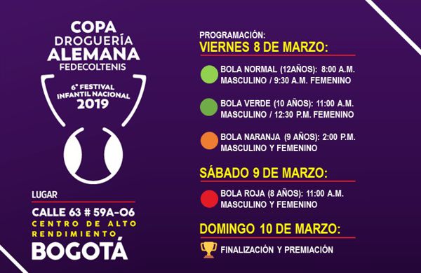 Programación Festival Bogotá 2019