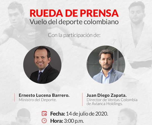RUEDA DE PRENSA ‘VUELO DEL DEPORTE COLOMBIANO’