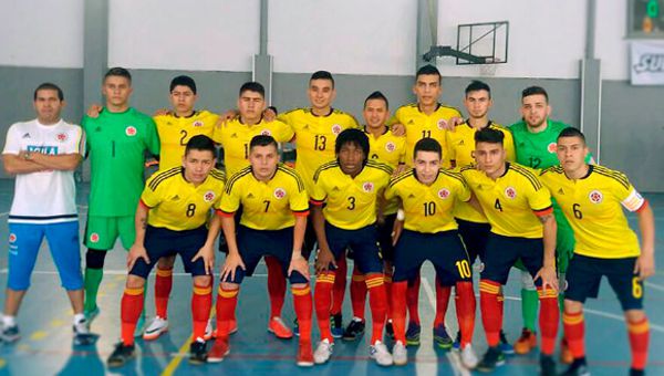 COLOMBIA SUB-20 DE FUTSAL EMPATÓ EN SUDAMERICANO