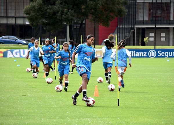 Selección Colombia Sub 20 a Ecuador