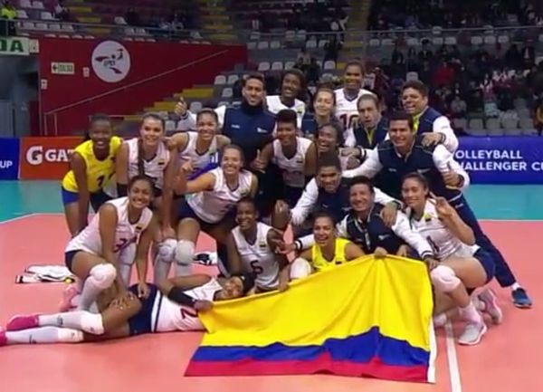 SELECCIÓN COLOMBIA DE VOLEIBOL LOGRA UN CUPO EN LA FINAL