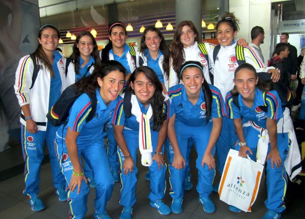 SELECCIÓN COLOMBIA FEMENINA SUB 20 LLEGÓ A BOGOTÁ