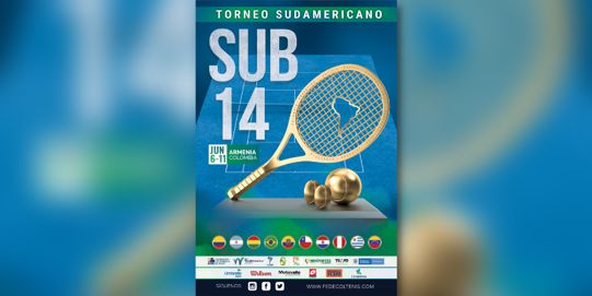 COLOMBIA SERÁ LA SEDE DEL SUDAMERICANO SUB 14 DE TENIS SUB 14