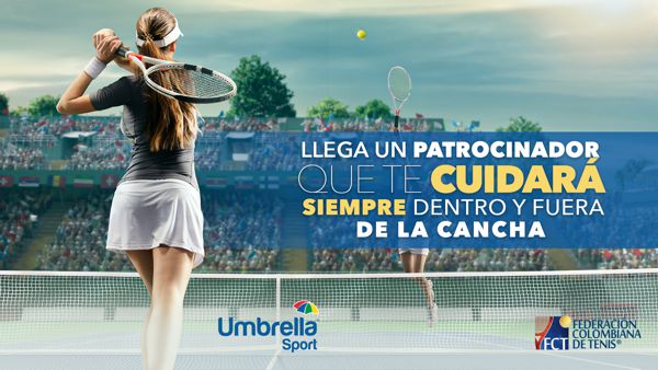 UMBRELLA SPORT SE UNE COMO NUEVO PATROCINADOR DEL TENIS COLOMBIANO