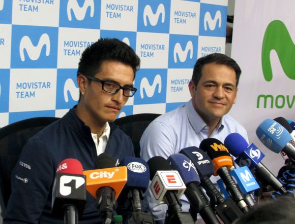 Winner Anacona en rueda de prensa