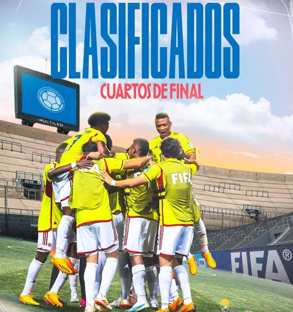 COLOMBIA GOLEÓ A ESLOVAQUIA EN OCTAVOS DE FINAL DEL MUNDIAL SUB 20 DE ARGENTINA 2023