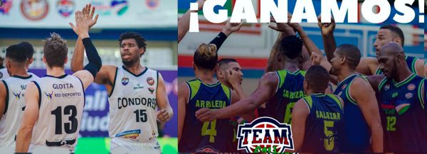 CÓNDORES Y TEAM CALI, LOS GANADORES EN EL NOVENO DÍA DE LA LIGA PROFESIONAL DE BALONCESTO