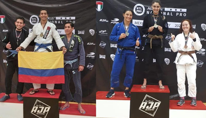 EL JIUJITSU COLOMBIANO BRILLÓ EN EL NATIONAL PRO DE MÉXICO