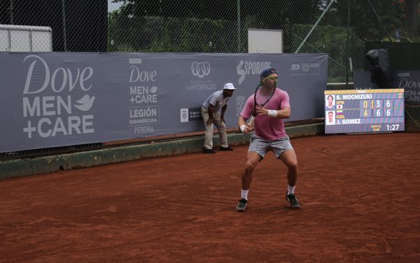 JUAN SEBASTIÁN GÓMEZ AUMENTA LA CUOTA DE COLOMBIANOS EN EL CHALLENGER ‘DOVE MEN+CARE PEREIRA’