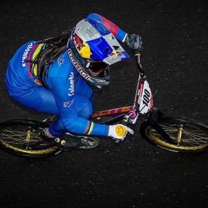 MARIANA PAJÓN DOMINÓ LAS VÁLIDAS 3 Y 4 DEL CIRCUITO DE COPAS MUNDO UCI BMX SUPERCROSS, REALIZADAS EN BOGOTÁ