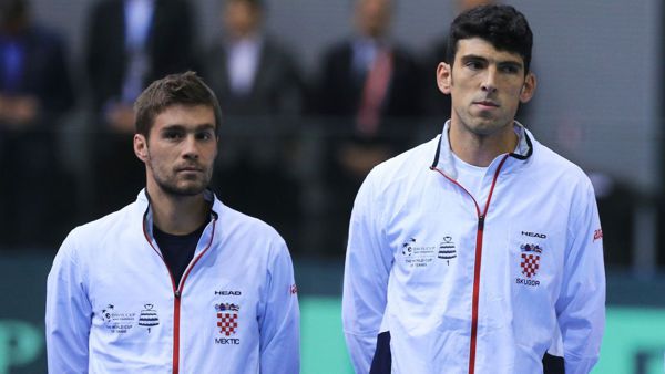PAREJA DEL EQUIPO CROATA DE COPA DAVIS EN EL MILO OPEN