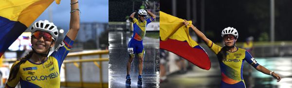 COLOMBIA EMPEZÓ CON 3 OROS Y UNA PLATA, LAS PRUEBAS DE CIRCUITO EN LOS MUNDIALES DE PATINAJE DE VELOCIDAD 2021
