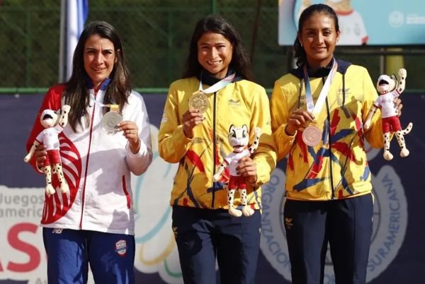 MAFE HERAZO SE LLEVÓ LA MEDALLA DE ORO EN SENCILLOS DE LOS JUEGOS SURAMERICANOS