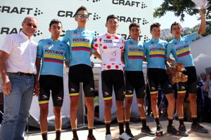 TÍTULO DE LA MONTAÑA, POR EQUIPOS Y TOP-10 PARA LA SELECCIÓN COLOMBIA MANZANA POSTOBON EN EL TOUR DE L’AVENIR 2018