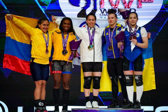 COLOMBIA SUMÓ DOS MEDALLAS DE PLATA Y UNA DE BRONCE EN EL MUNDIAL DE PESAS.